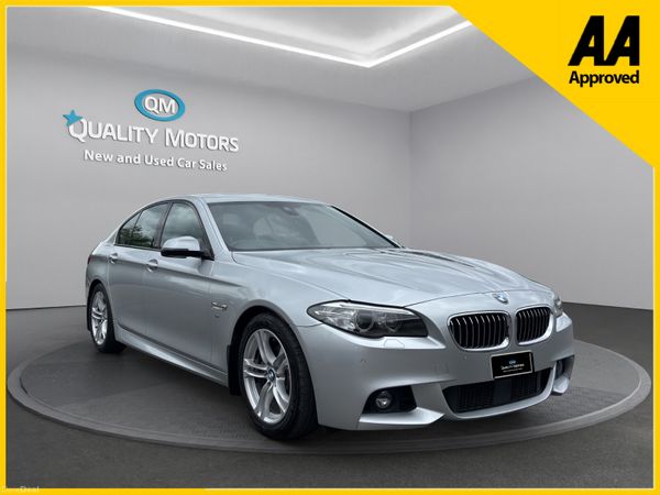 BMW 5-Series Saloon, Diesel, 2015, Silver