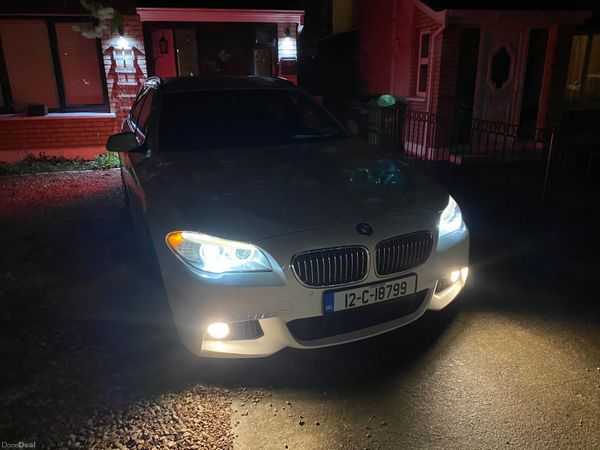 BMW 5-Series Estate, Diesel, 2012, White