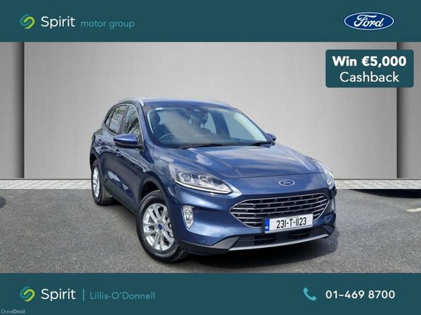 Ford Kuga SUV, Petrol Plug-in Hybrid, 2023, Blue