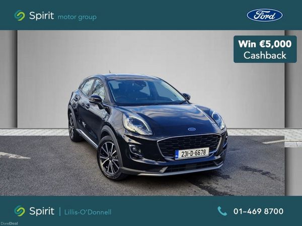 Ford Puma MPV, Petrol Hybrid, 2023, Black
