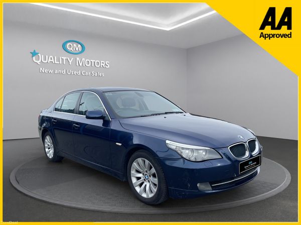 BMW 5-Series Saloon, Diesel, 2009, Blue