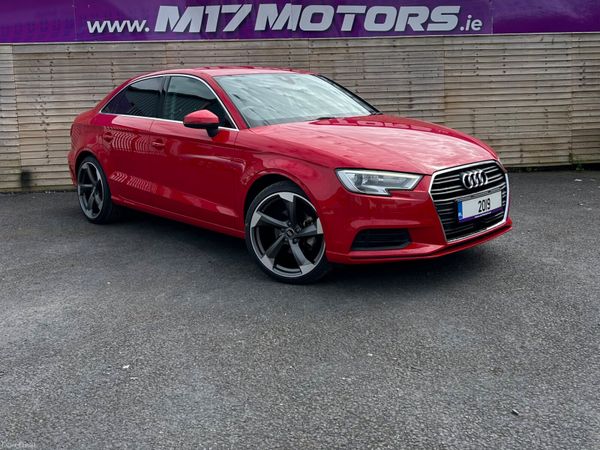 Audi A3 Saloon, Petrol, 2019, Red