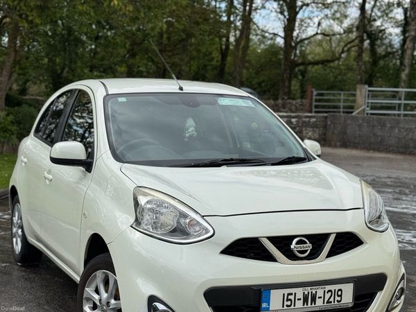 Nissan Micra Hatchback, Petrol, 2015, White