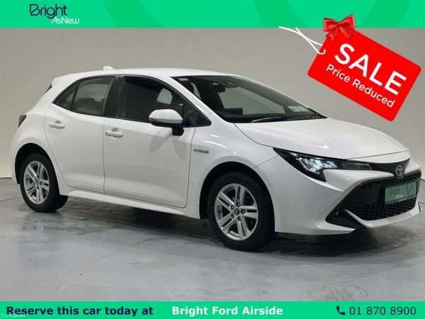 Toyota Corolla Hatchback, Petrol Hybrid, 2019, White
