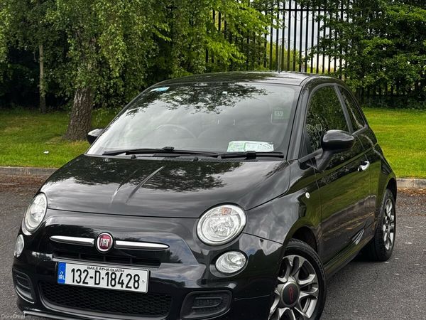 Fiat 500 Hatchback, Petrol, 2013, Black