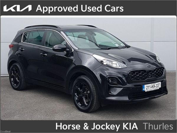 Kia Sportage SUV, Diesel Hybrid, 2021, Black