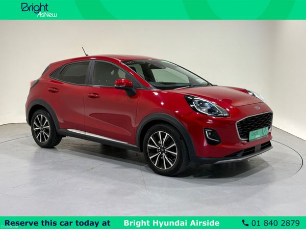 Ford Puma MPV, Petrol Hybrid, 2021, Red