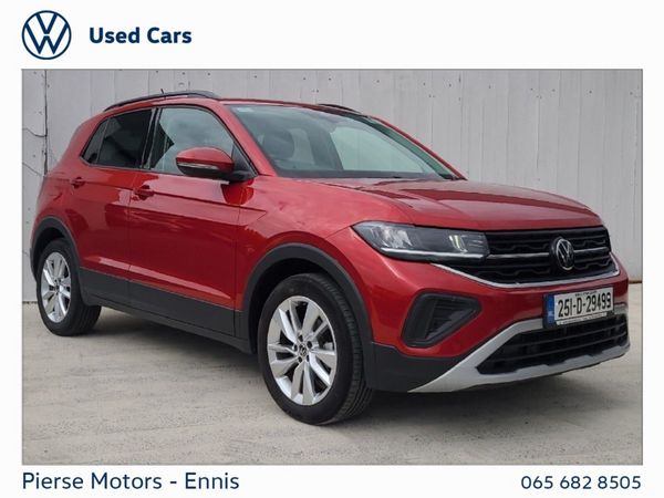 Volkswagen T-Cross Estate, Petrol, 2025, Red