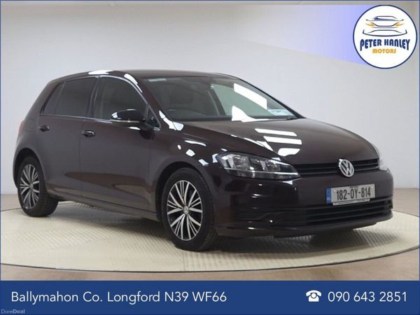 Volkswagen Golf Hatchback, Diesel, 2018, Black