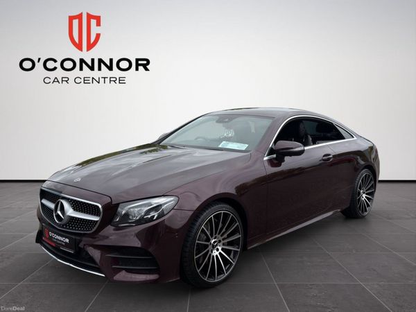 Mercedes-Benz E-Class Coupe, Diesel, 2019, Red