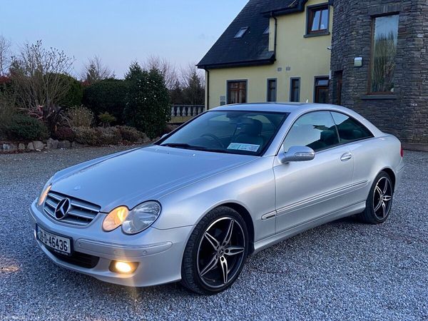 Mercedes-Benz CLK Coupe, Petrol, 2008, Silver