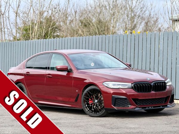 BMW 5-Series Saloon, Diesel, 2022, Red