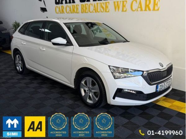 Skoda Scala Hatchback, Petrol, 2023, White