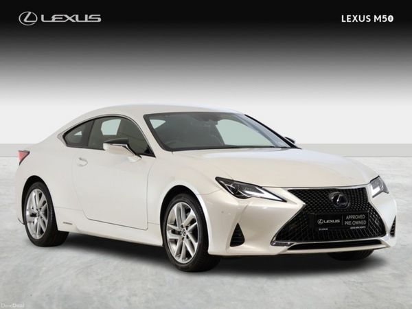 Lexus RC Coupe, Petrol Hybrid, 2019, White