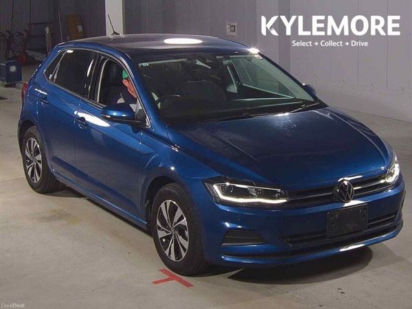 Volkswagen Polo Hatchback, Petrol, 2021, Blue