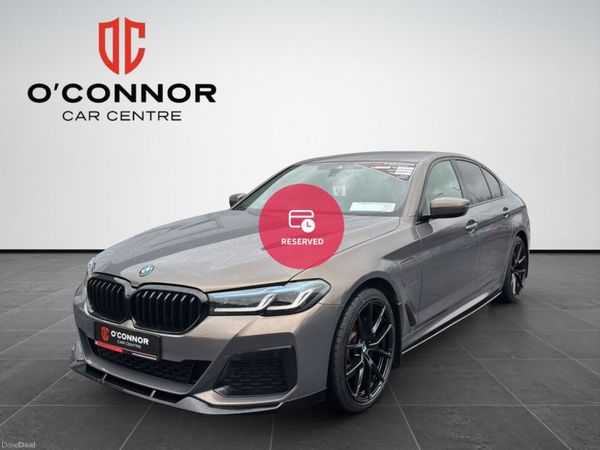 BMW 5-Series Saloon, Petrol Plug-in Hybrid, 2022, Grey