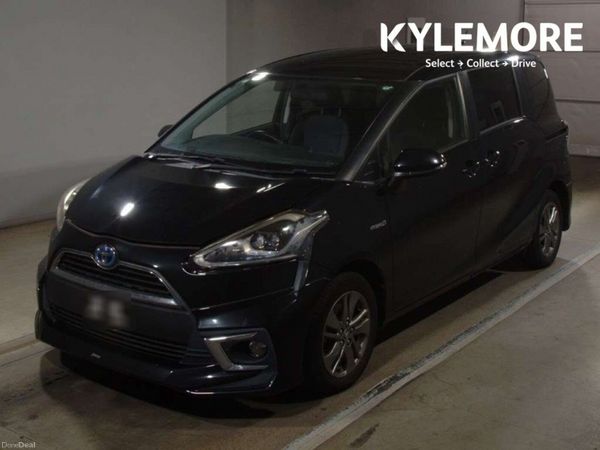 Toyota Sienta MPV, Petrol Hybrid, 2017, Black