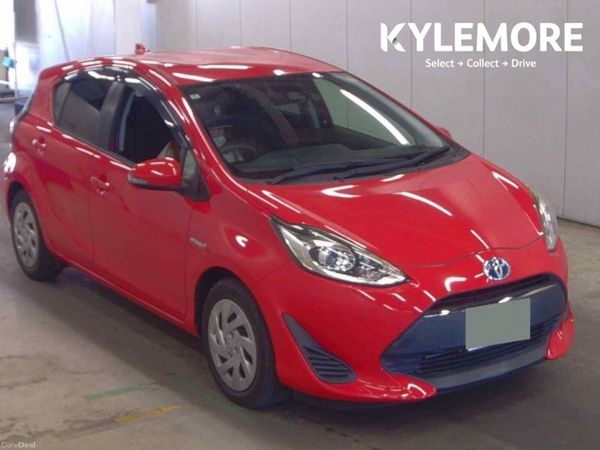 Toyota Aqua Hatchback, Petrol Hybrid, 2018, Red