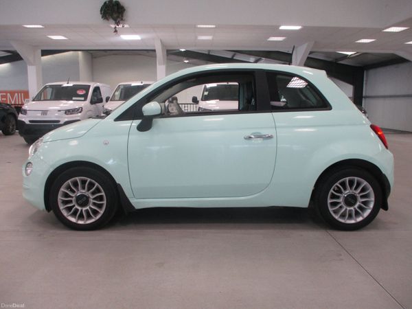 Fiat 500 Hatchback, Petrol, 2017, Green