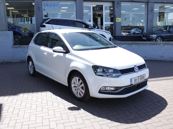 Volkswagen Polo Hatchback, Petrol, 2018, White