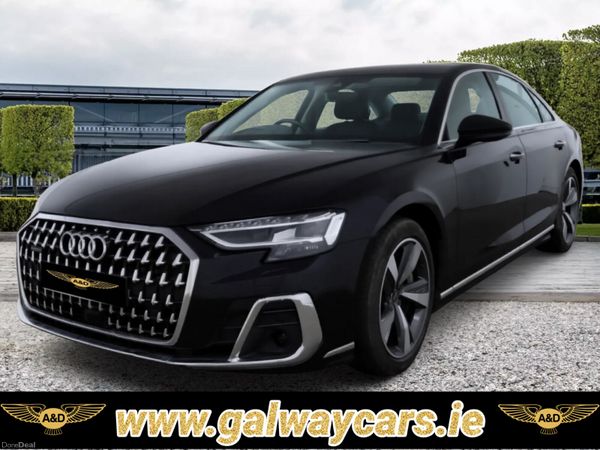 Audi A8 Saloon, Petrol Hybrid, 2024, Black
