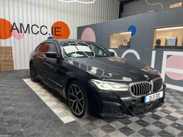 BMW 5-Series Saloon, Petrol Plug-in Hybrid, 2021, Black