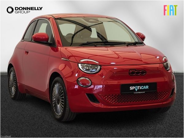 Fiat 500 Hatchback, Electric, 2024, Red