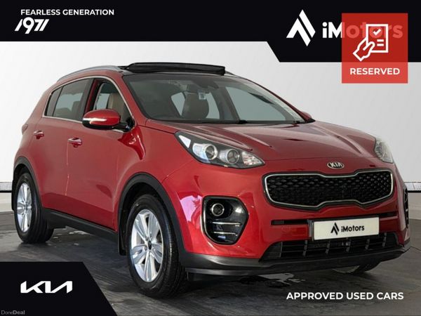 Kia Sportage SUV, Diesel, 2018, Red