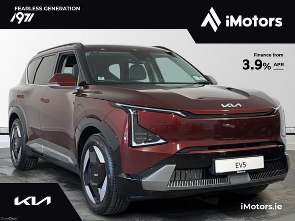 Kia EV5 SUV, Electric, 2026, Red