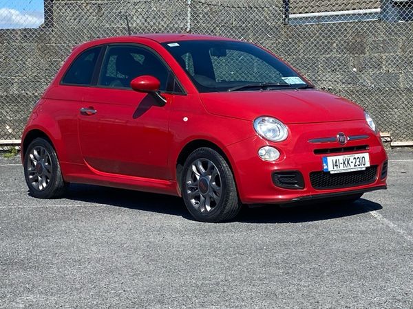 Fiat 500 Hatchback, Petrol, 2014, Red