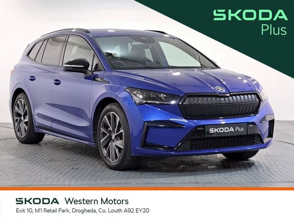Skoda Enyaq SUV, Electric, 2024, Blue