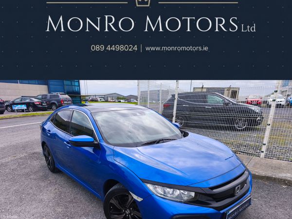 Honda Civic Hatchback, Petrol, 2017, Blue