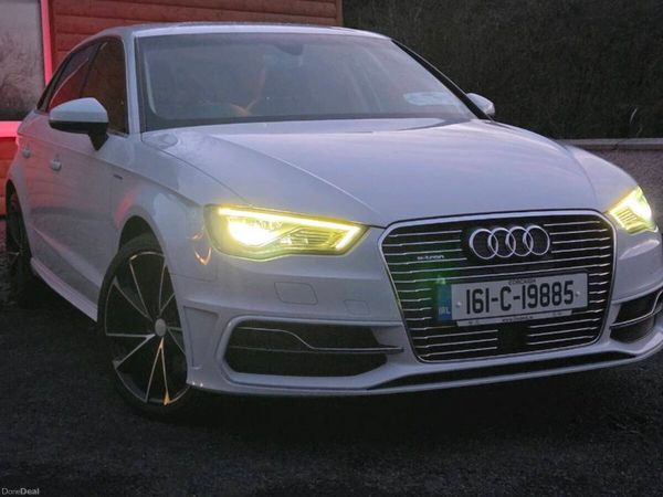 Audi A3 Hatchback, Petrol Plug-in Hybrid, 2016, White