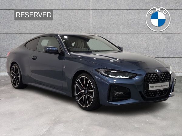 BMW 4-Series Coupe, Diesel Hybrid, 2023, Blue