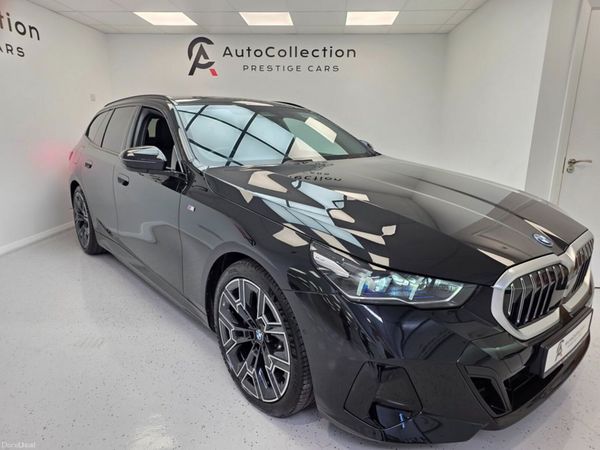 BMW 5-Series Estate, Petrol Plug-in Hybrid, 2025, Black