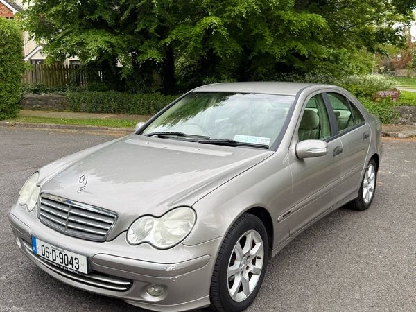 Mercedes-Benz C-Class Saloon, Petrol, 2005, Silver