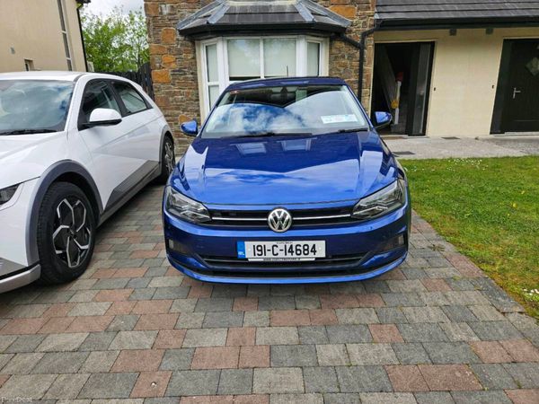 Volkswagen Polo Hatchback, Petrol, 2019, Blue