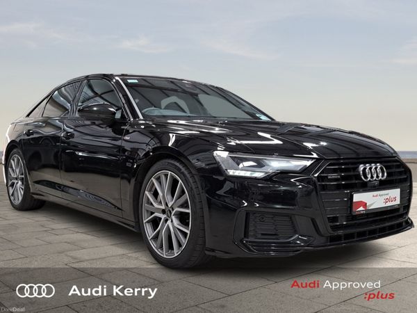 Audi A6 Saloon, Petrol Plug-in Hybrid, 2023, Black