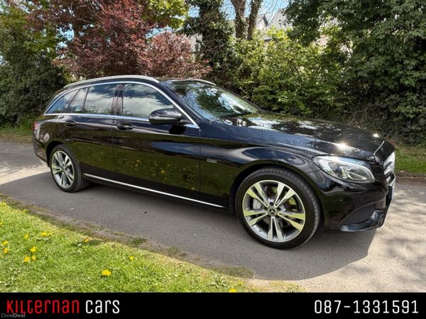 Mercedes-Benz C-Class Estate, Petrol Plug-in Hybrid, 2018, Black