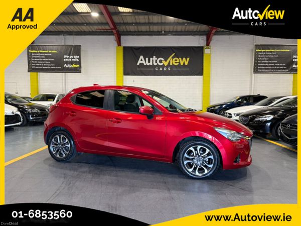 Mazda Demio Hatchback, Diesel, 2016, Red