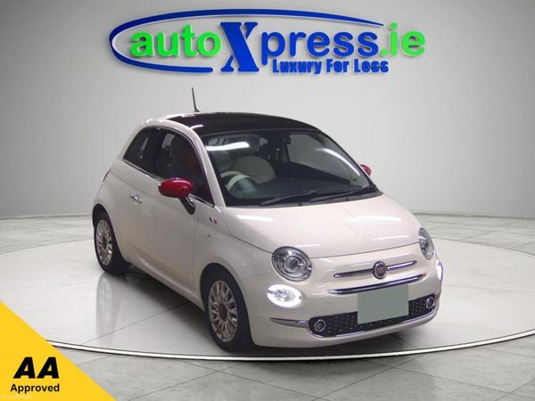 Fiat 500 Hatchback, Petrol, 2018, White