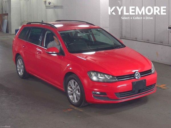 Volkswagen Golf Estate, Petrol, 2016, Red