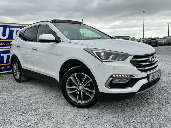 Hyundai Santa Fe SUV, Diesel, 2018, White