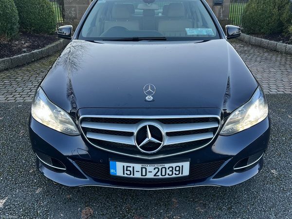 Mercedes-Benz E-Class Saloon, Diesel Hybrid, 2015, Blue