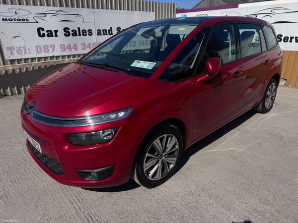 Citroen Grand C4 Picasso Hatchback, Diesel, 2015, Red