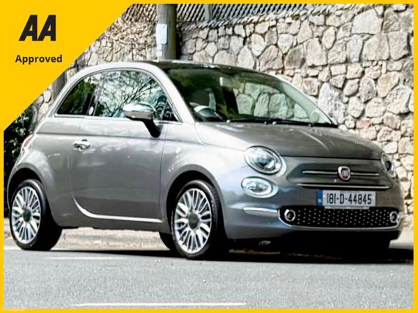 Fiat 500 Hatchback, Petrol, 2018, Grey