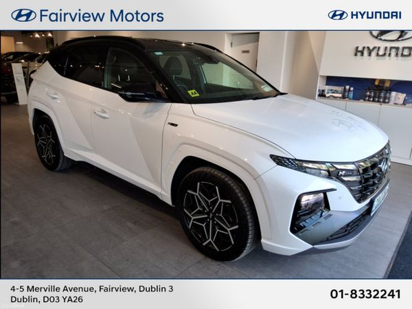 Hyundai Tucson SUV, Petrol Plug-in Hybrid, 2023, White