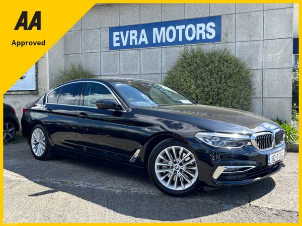 BMW 5-Series Saloon, Petrol Plug-in Hybrid, 2018, Black