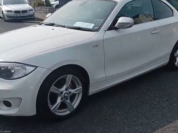 BMW 1-Series Coupe, Diesel, 2012, White