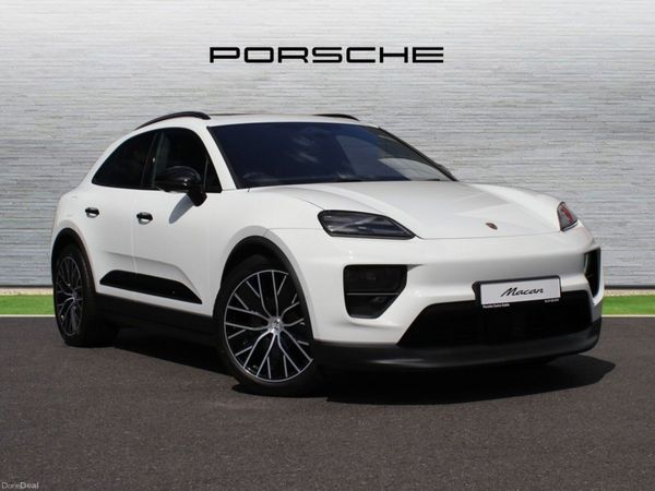 Porsche Macan SUV, Electric, 2026, White